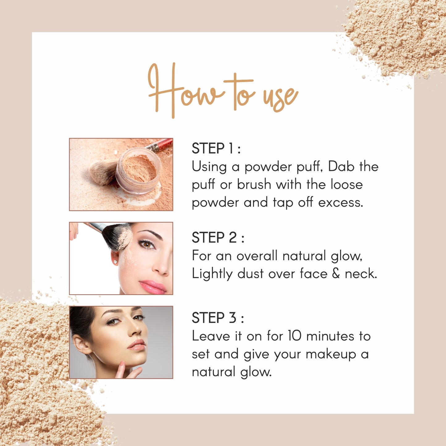 Verymiss 8 To 8 Weightless Super Stay Loose Finishing Powder - 113 Tan Matte