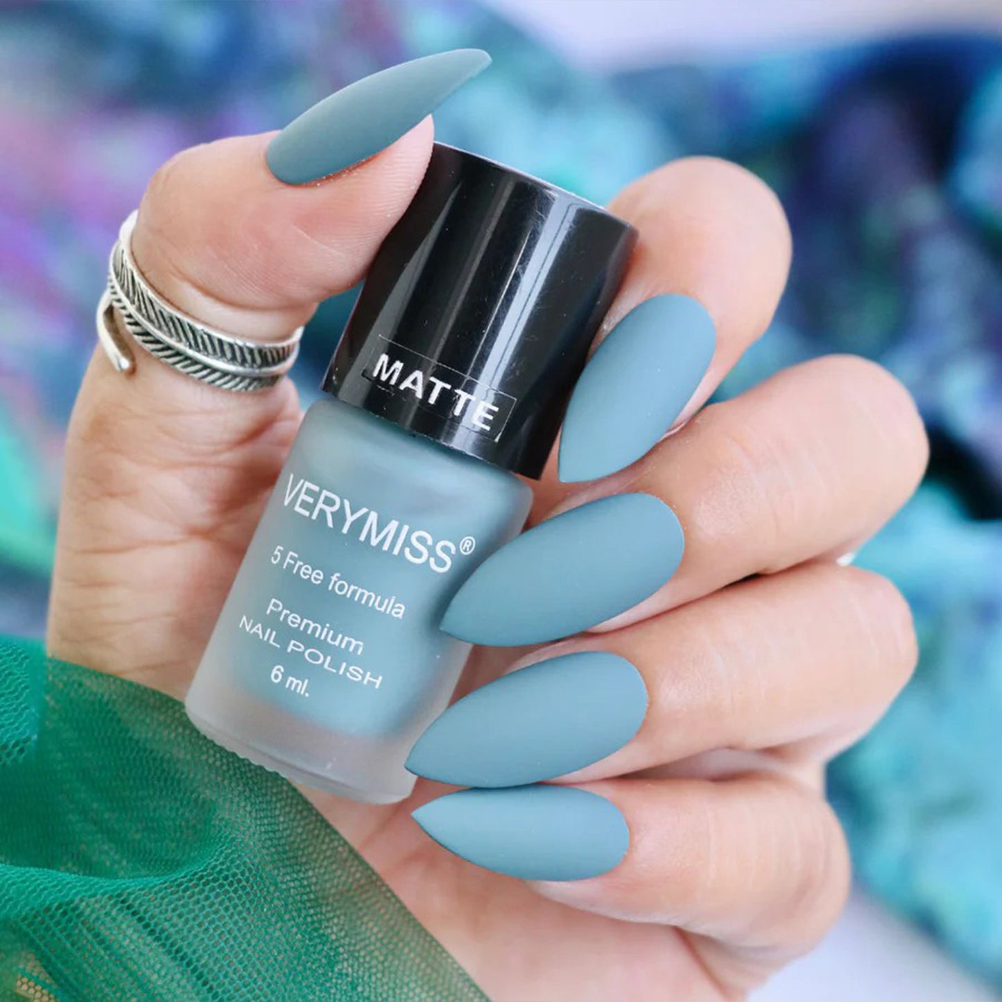 Premium Matte Nail Polish - 257 Boston Blue