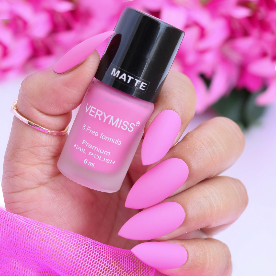 Premium Matte Nail Polish - 255 Tickle Me Pink