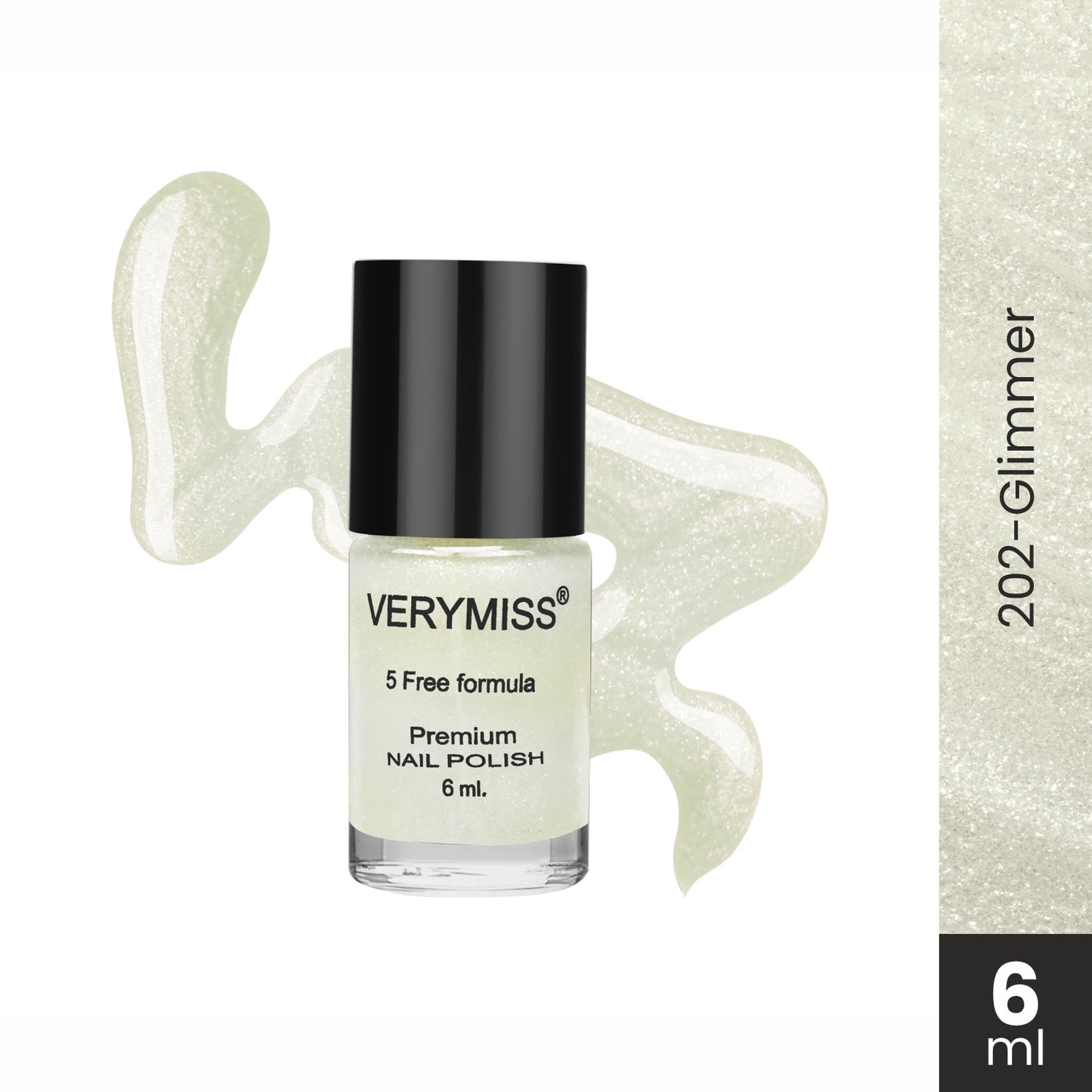 Premium Pearl Nail Polish - 202 Glimmer
