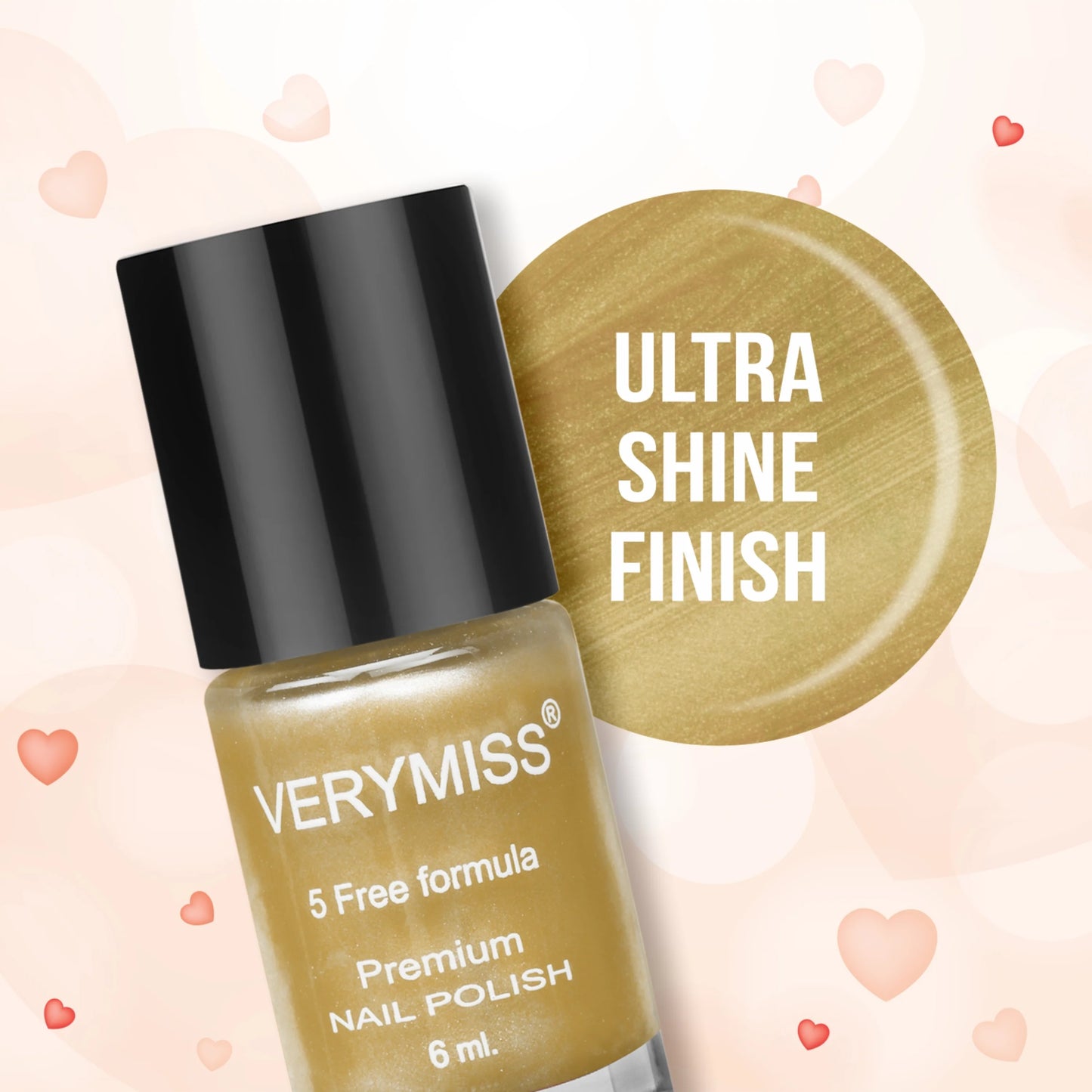 Premium Pearl Nail Polish - 219 Golden Treasure