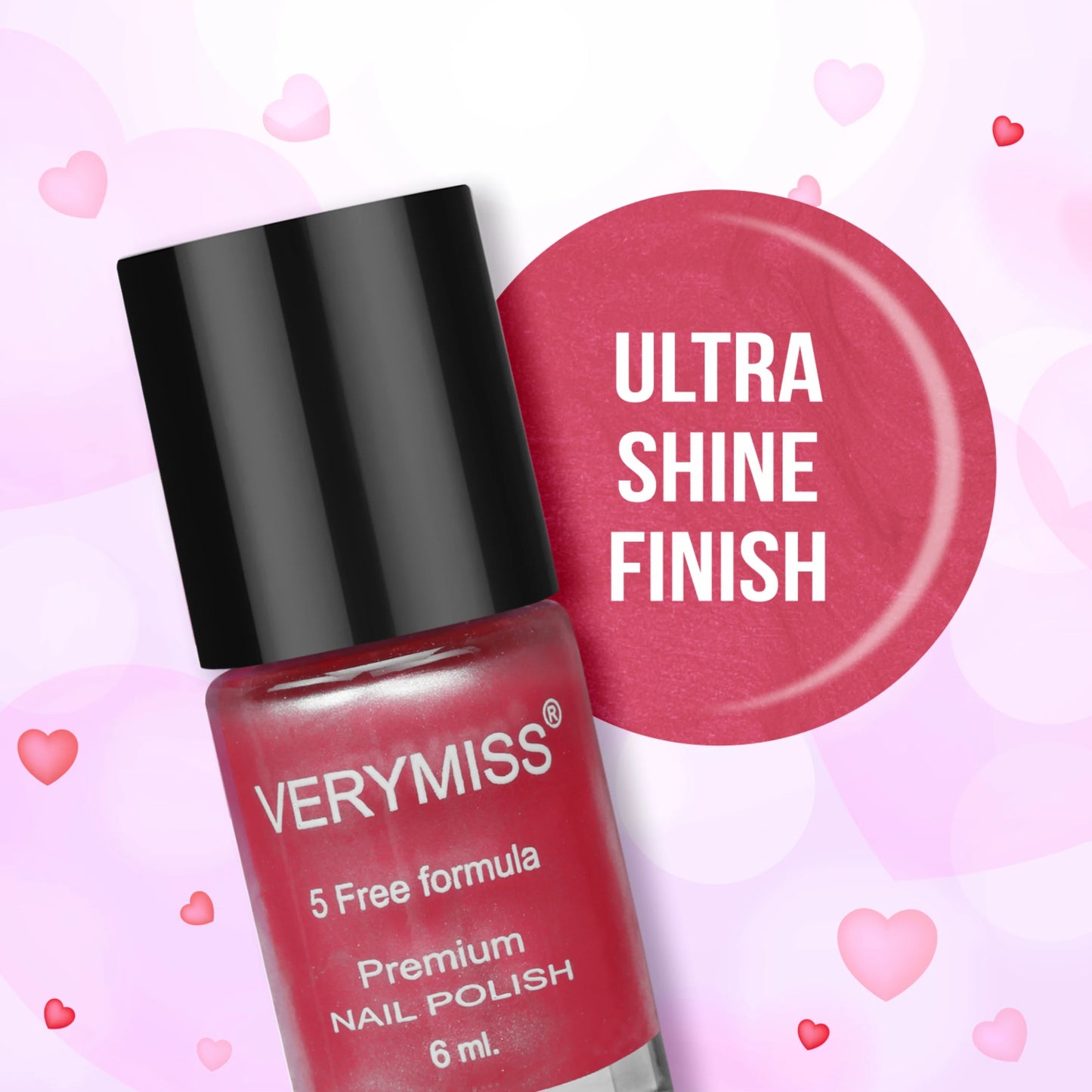 Premium Pearl Nail Polish - 242 Pink Shower