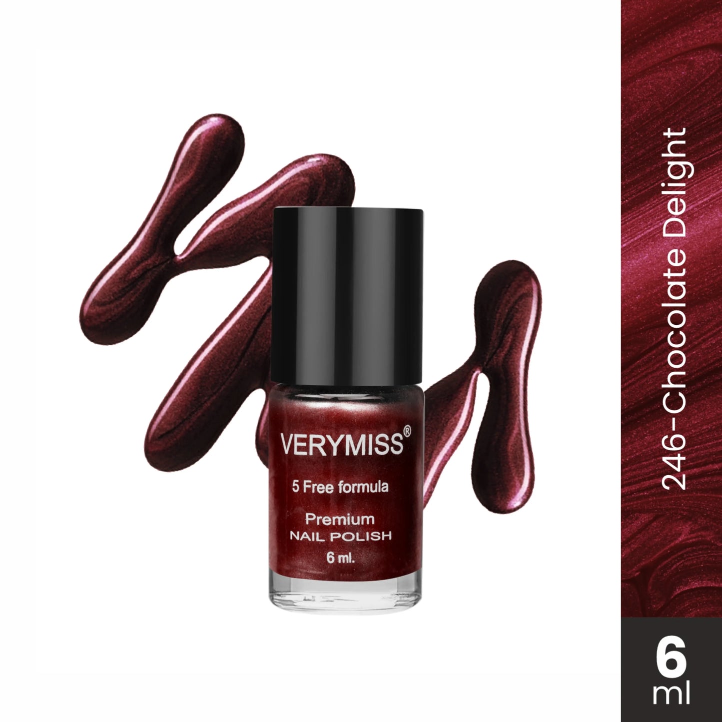 Premium Pearl Nail Polish - 246 Chocolate Delight