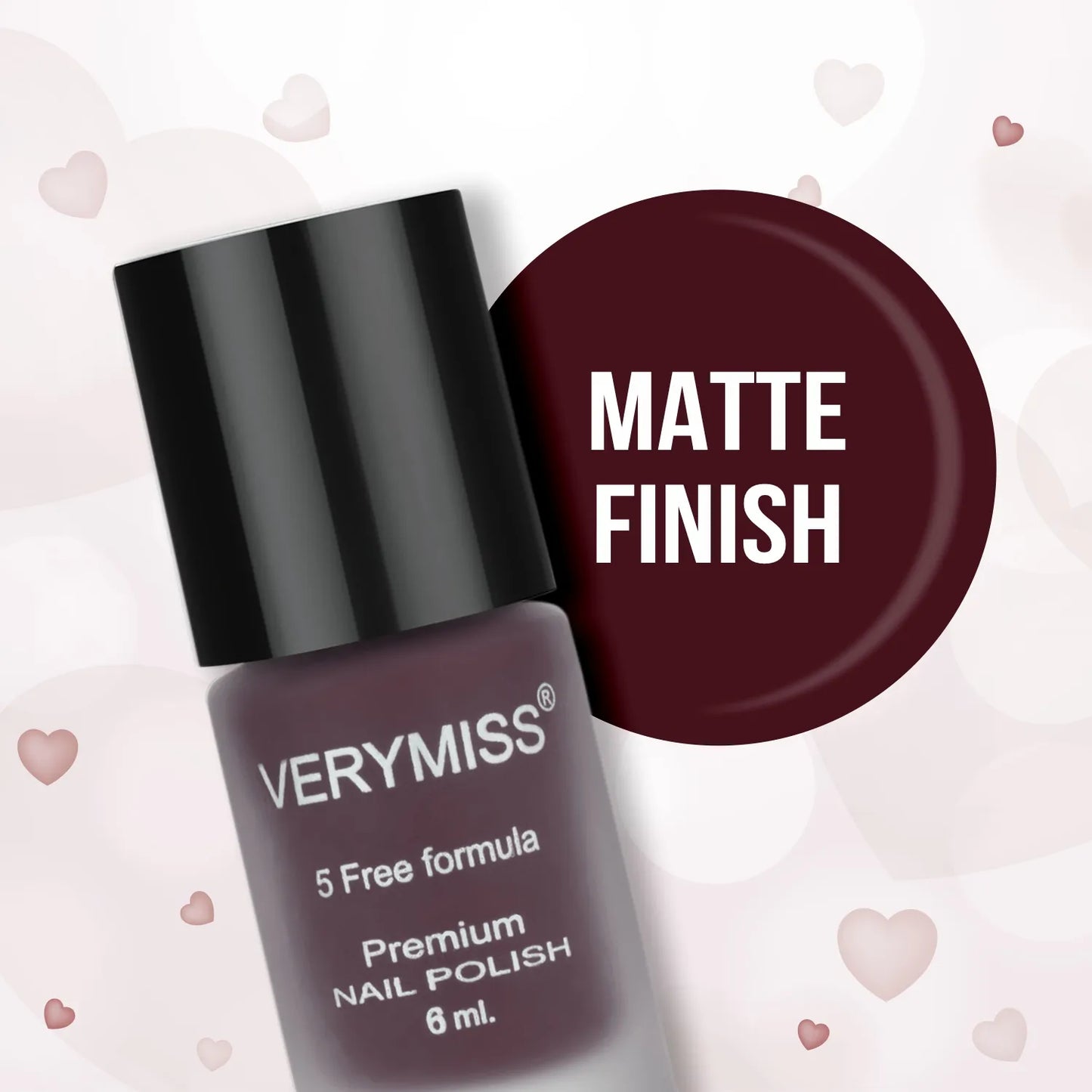 Premium Matte Nail Polish - 252 Rustic Red