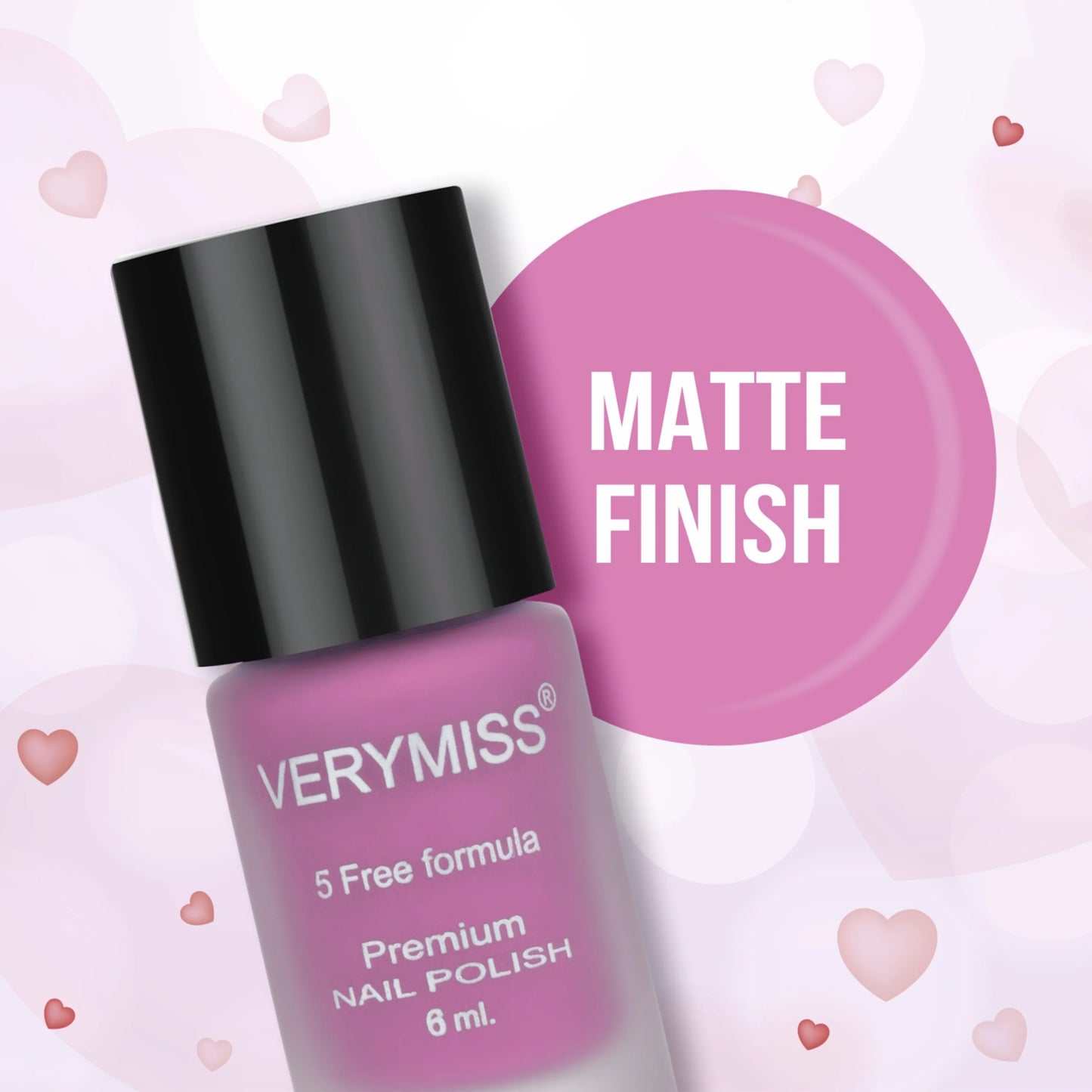 Premium Matte Nail Polish - 255 Tickle Me Pink