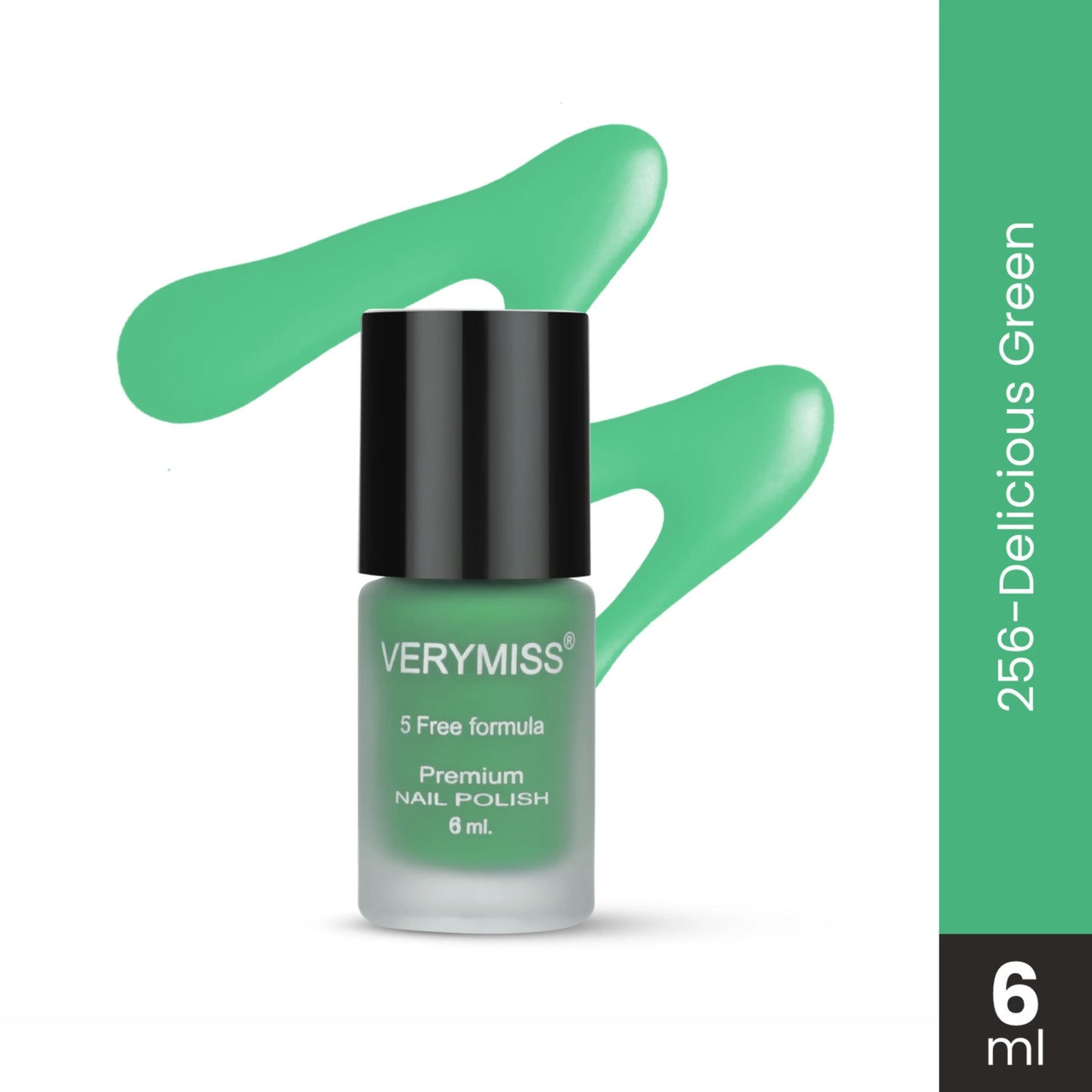 Premium Matte Nail Polish - 256 Delicious Green