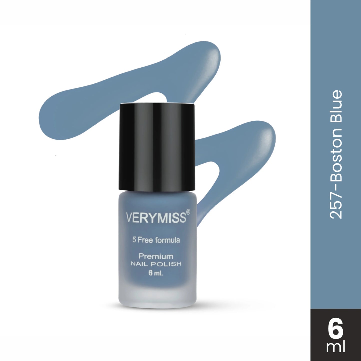 Premium Matte Nail Polish - 257 Boston Blue