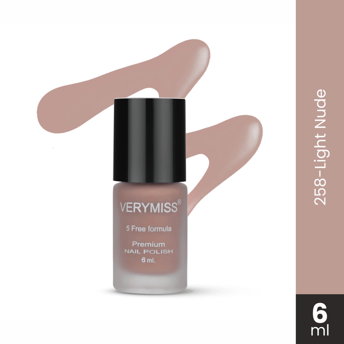 Premium Matte Nail Polish - 258 Light Nude