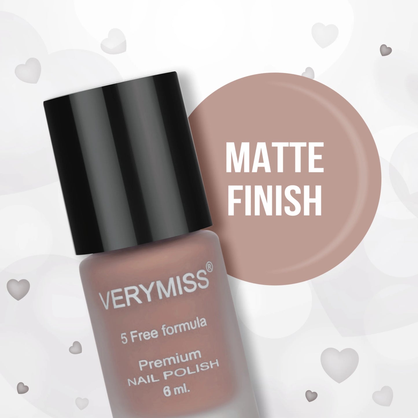 Premium Matte Nail Polish - 258 Light Nude