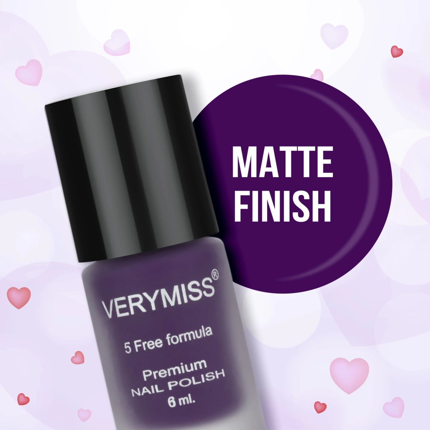 Premium Matte Nail Polish - 260 Rose Bud Cherry