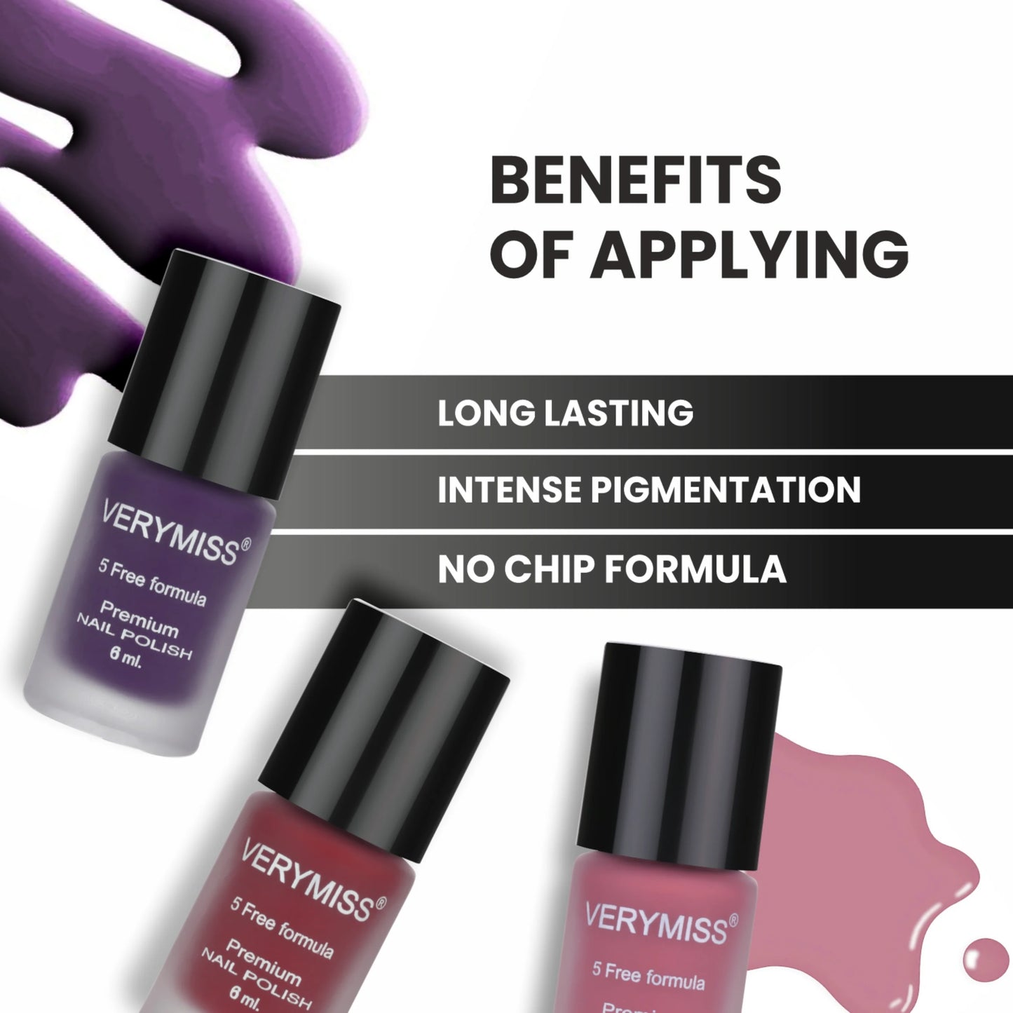 Premium Matte Nail Polish - 260 Rose Bud Cherry