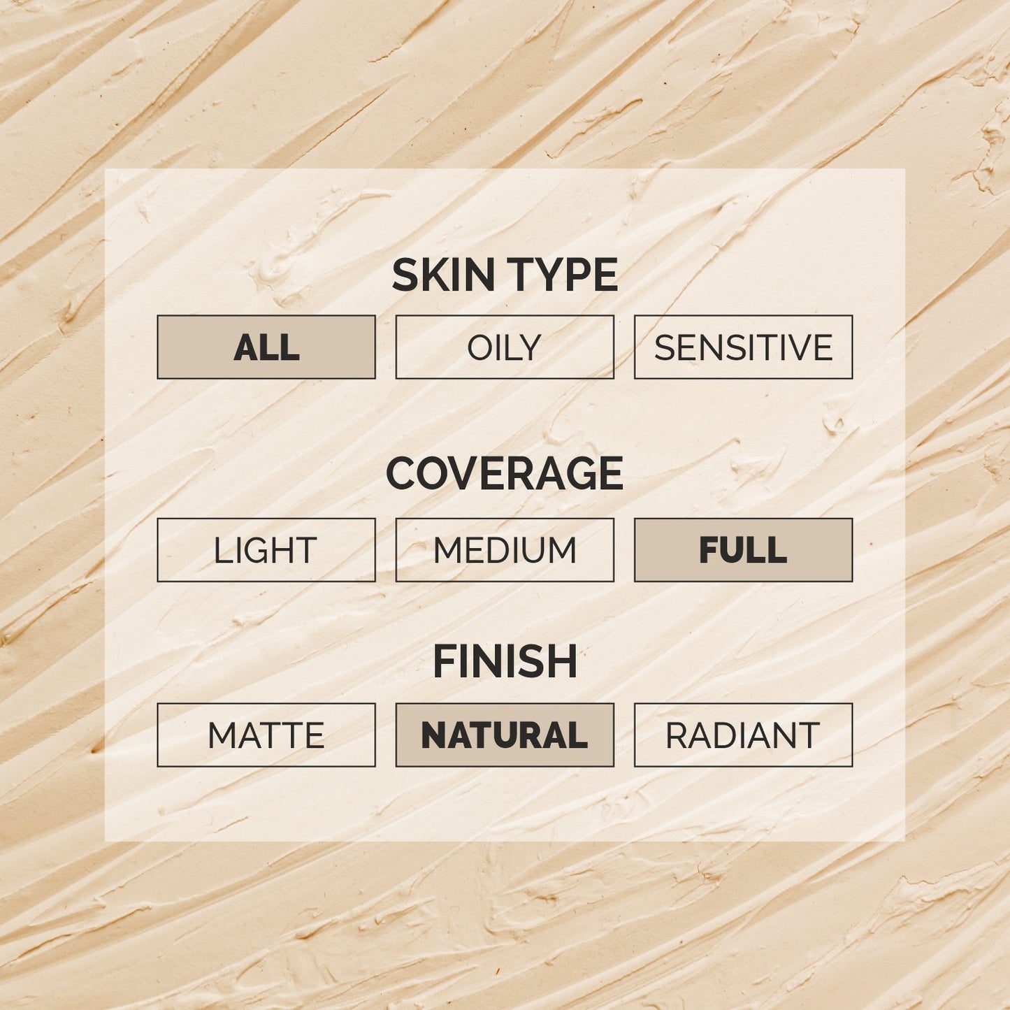 Natural Glow Daily Wear Foundation - 03 Beige - Medium Skin
