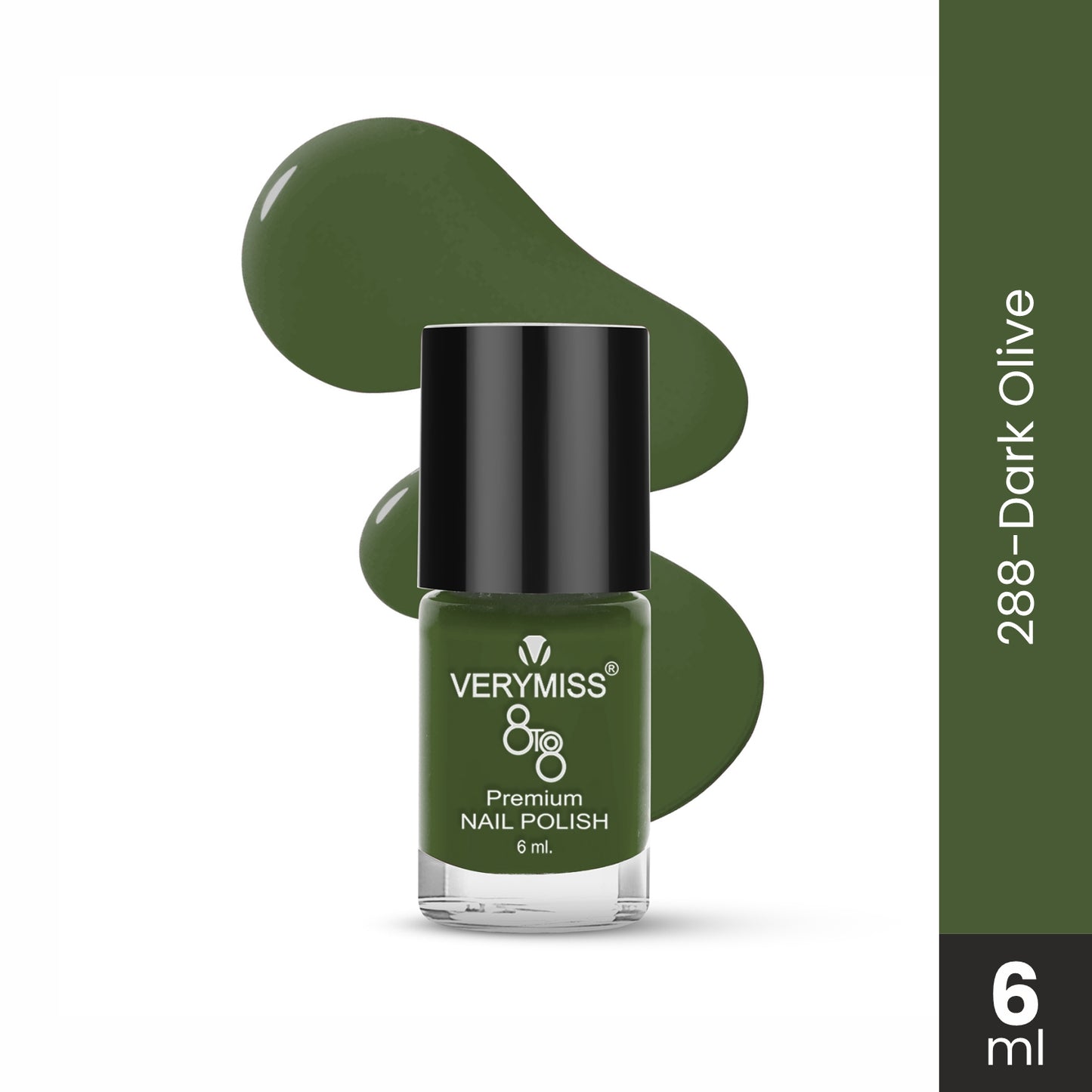 Premium Non UV Gel Nail Polish - 288 Dark Olive