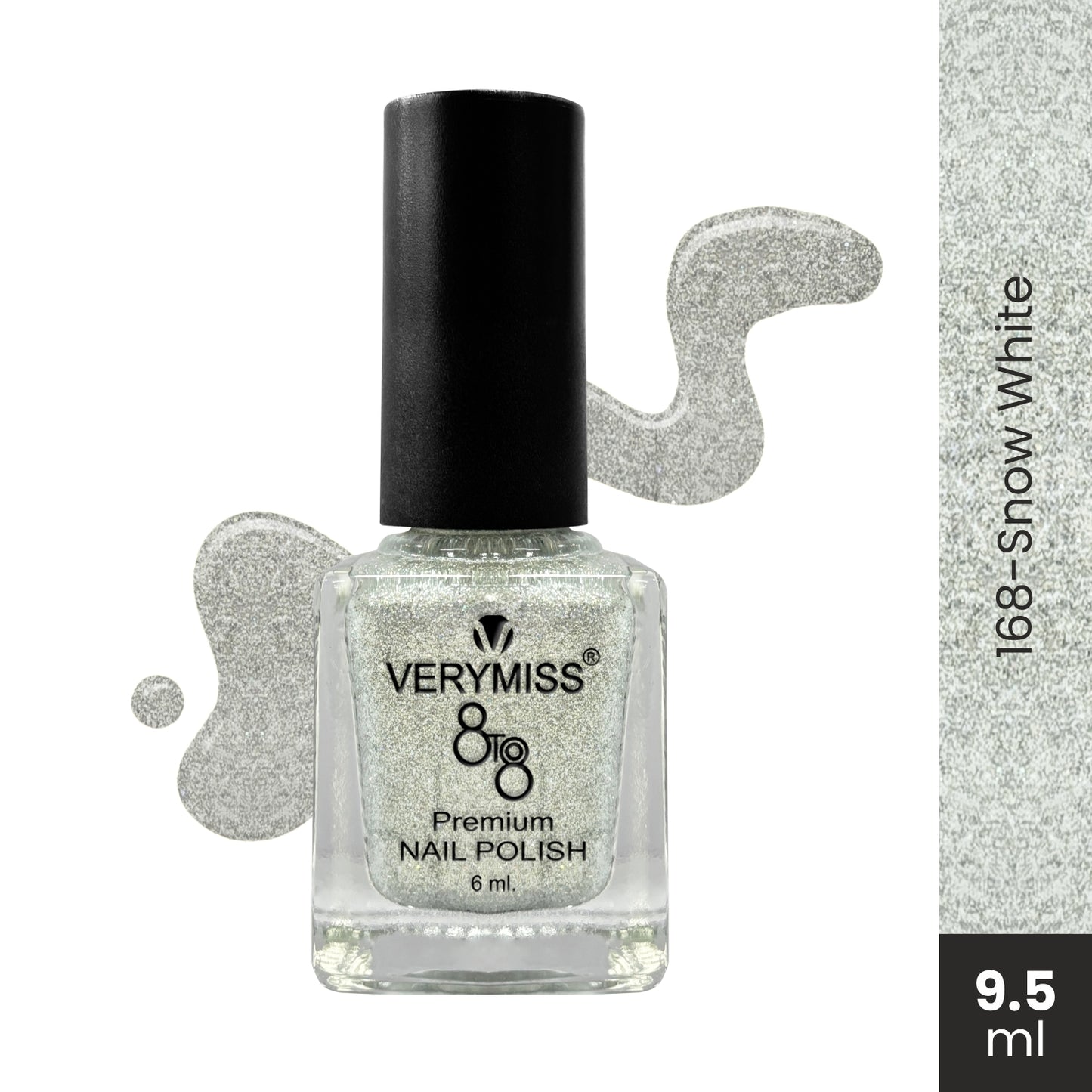 Premium Nail Polish - 168 Snow White