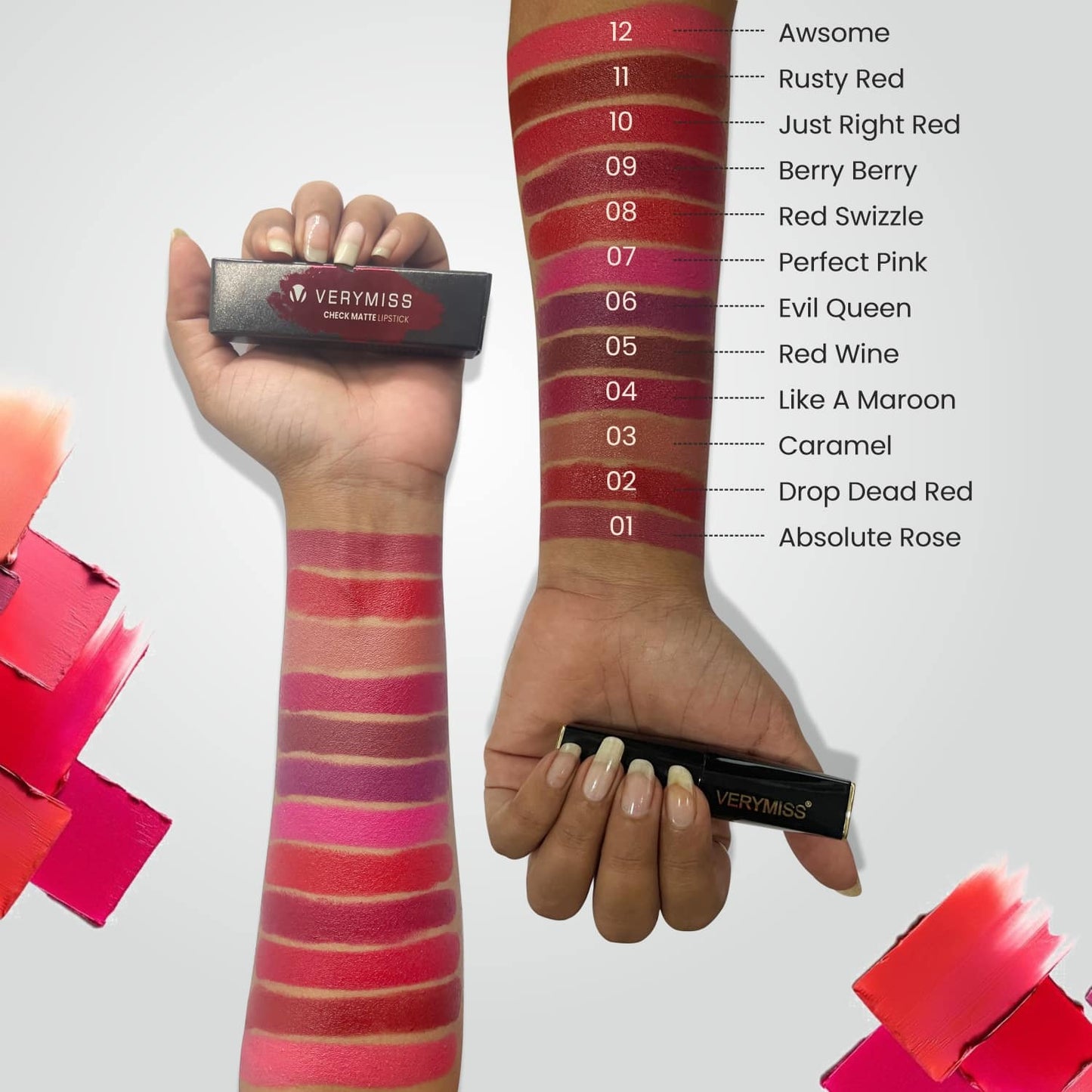 Check Matte Lipstick - 09 Berry Berry