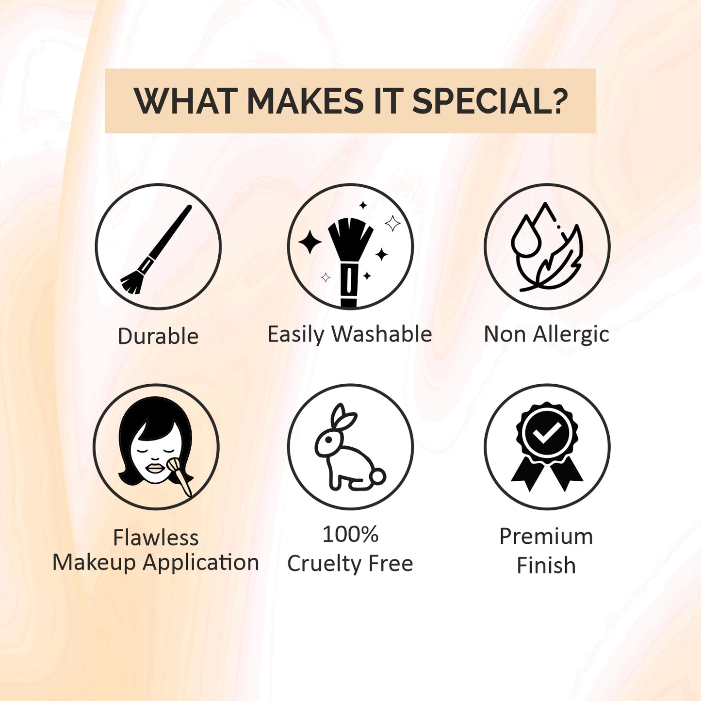 VMMB22 8 to 8 Fan Makeup Brush