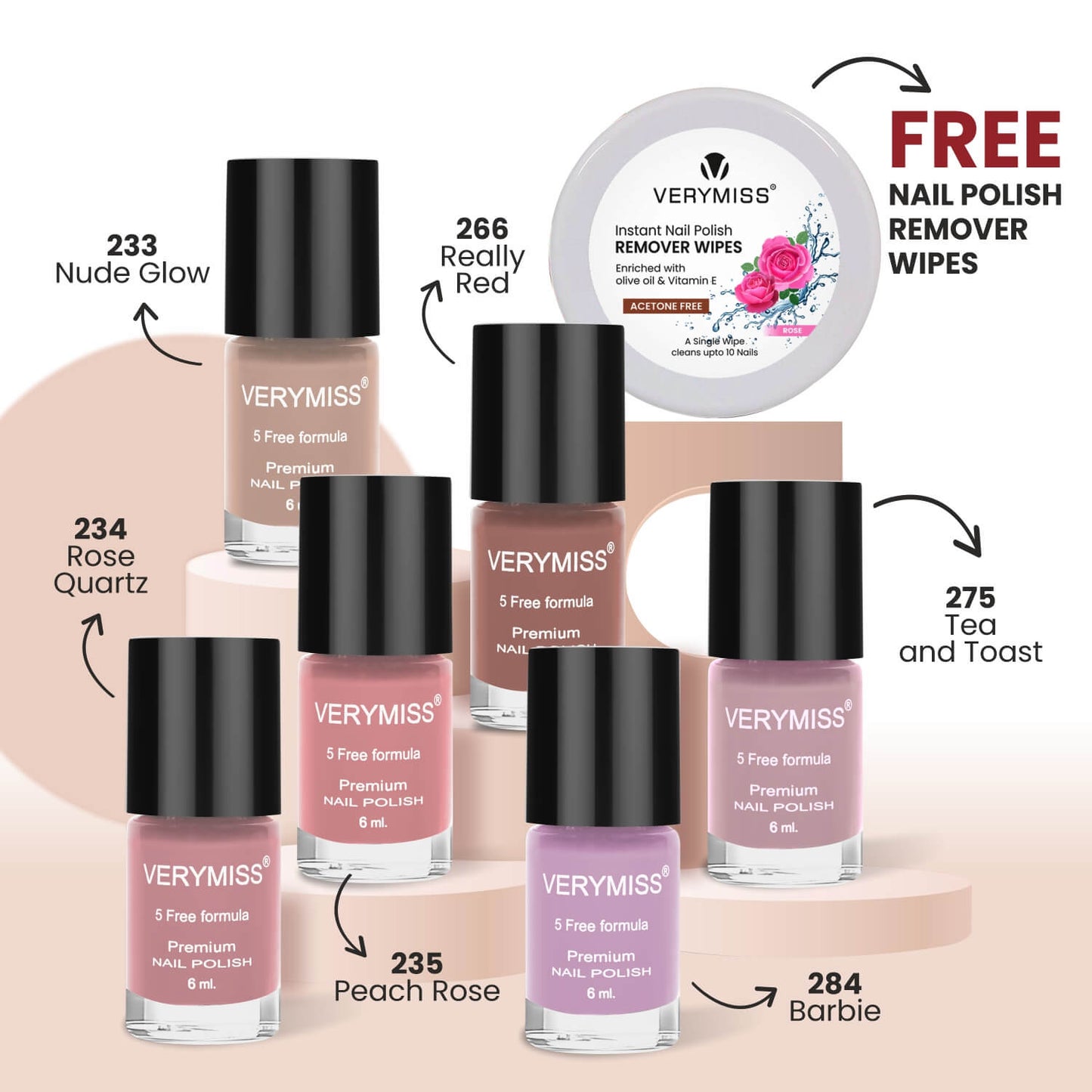 Perfect Office Nail Polish Kit (Set of 6)