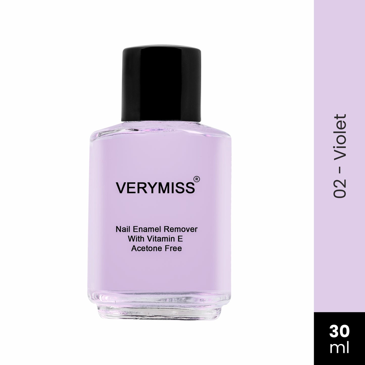 Nail Enamel Remover 30 ml - 02 Voilet