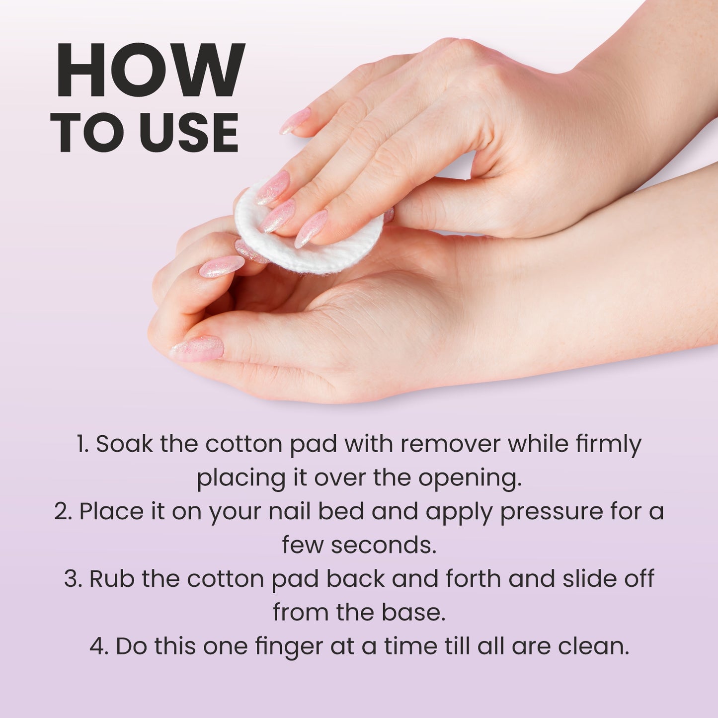 Nail Enamel Remover 30 ml - 02 Voilet