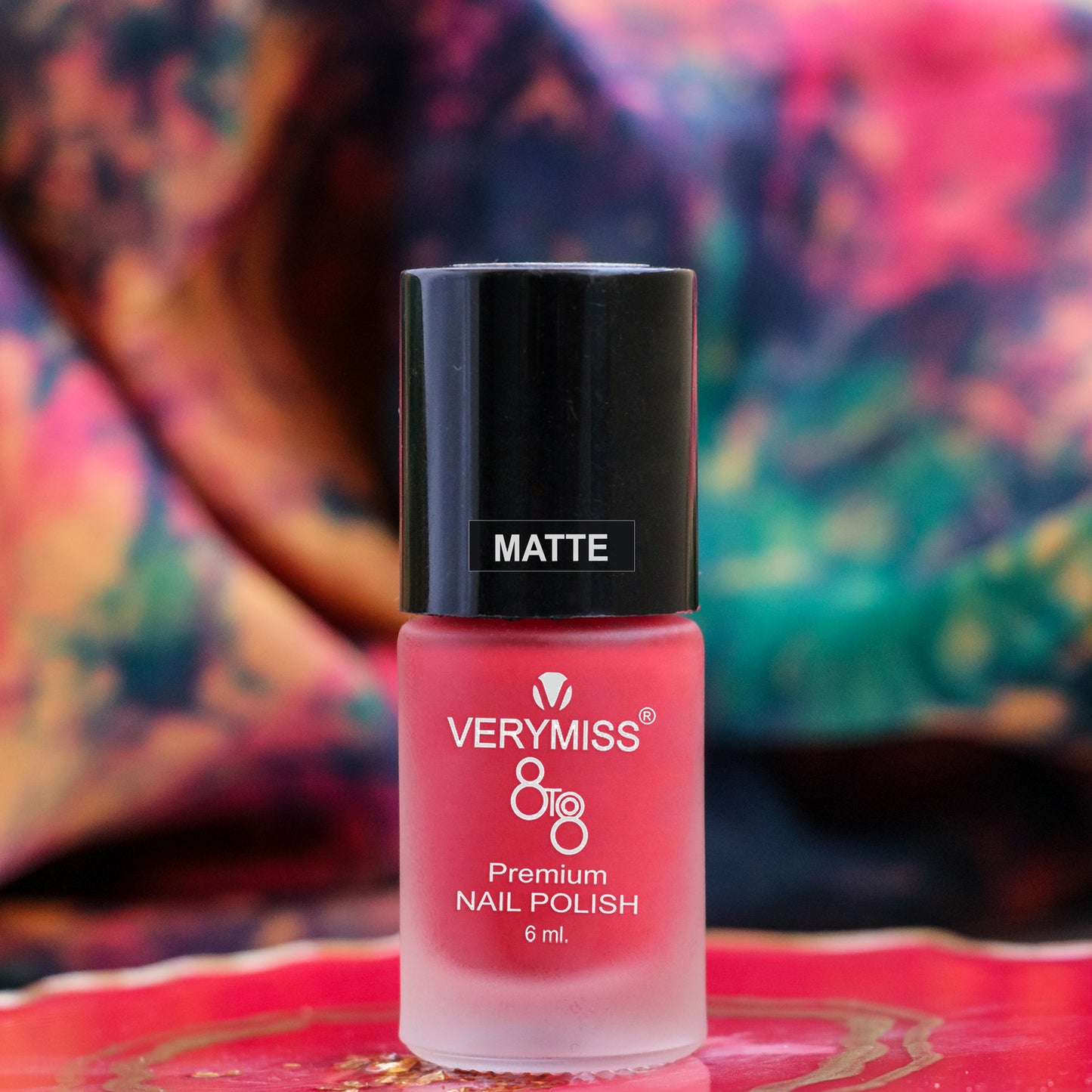 Premium Matte Nail Polish - 249 Red In Hot