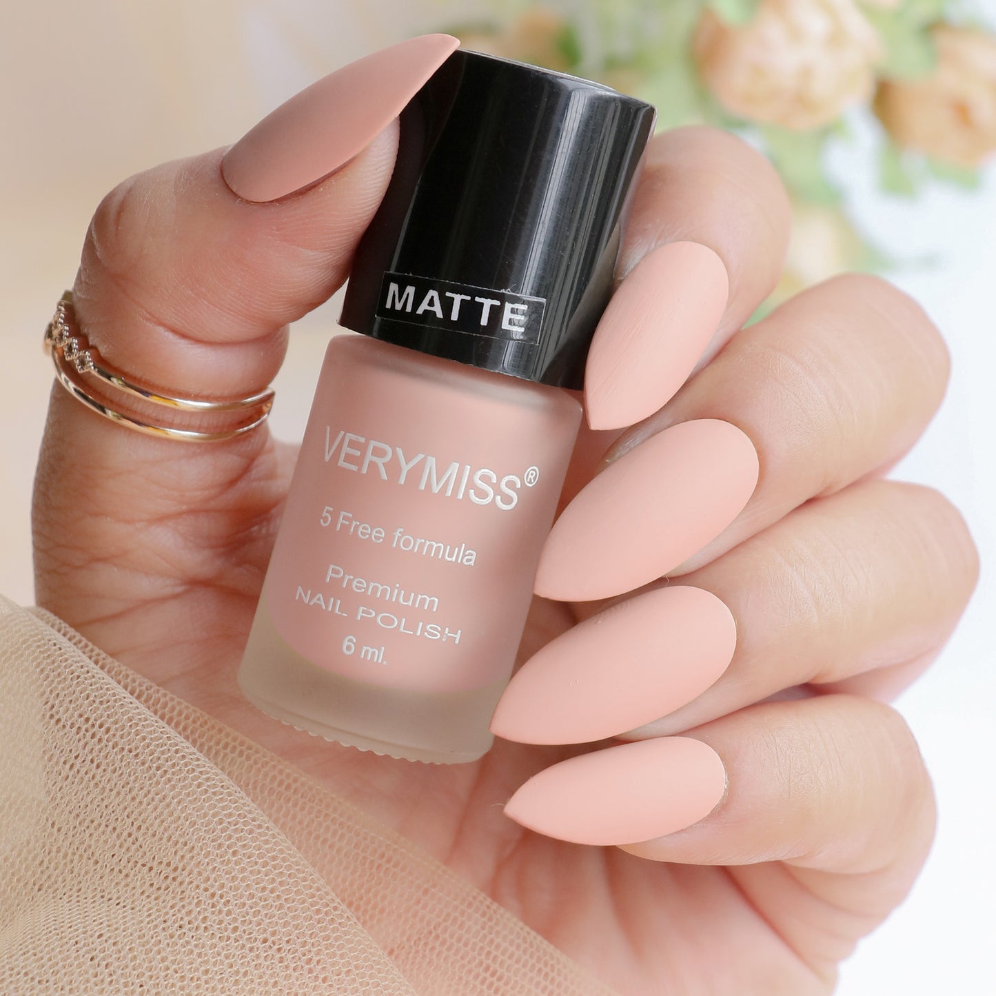 Premium Matte Nail Polish - 258 Light Nude