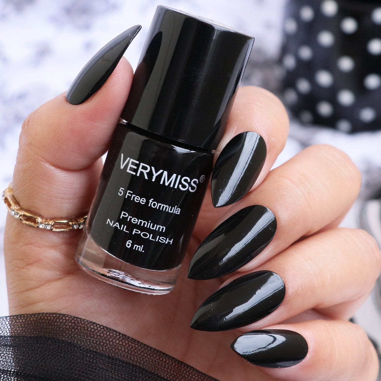 Premium Non UV Gel Nail Polish - 212 Black Magic – Verymiss