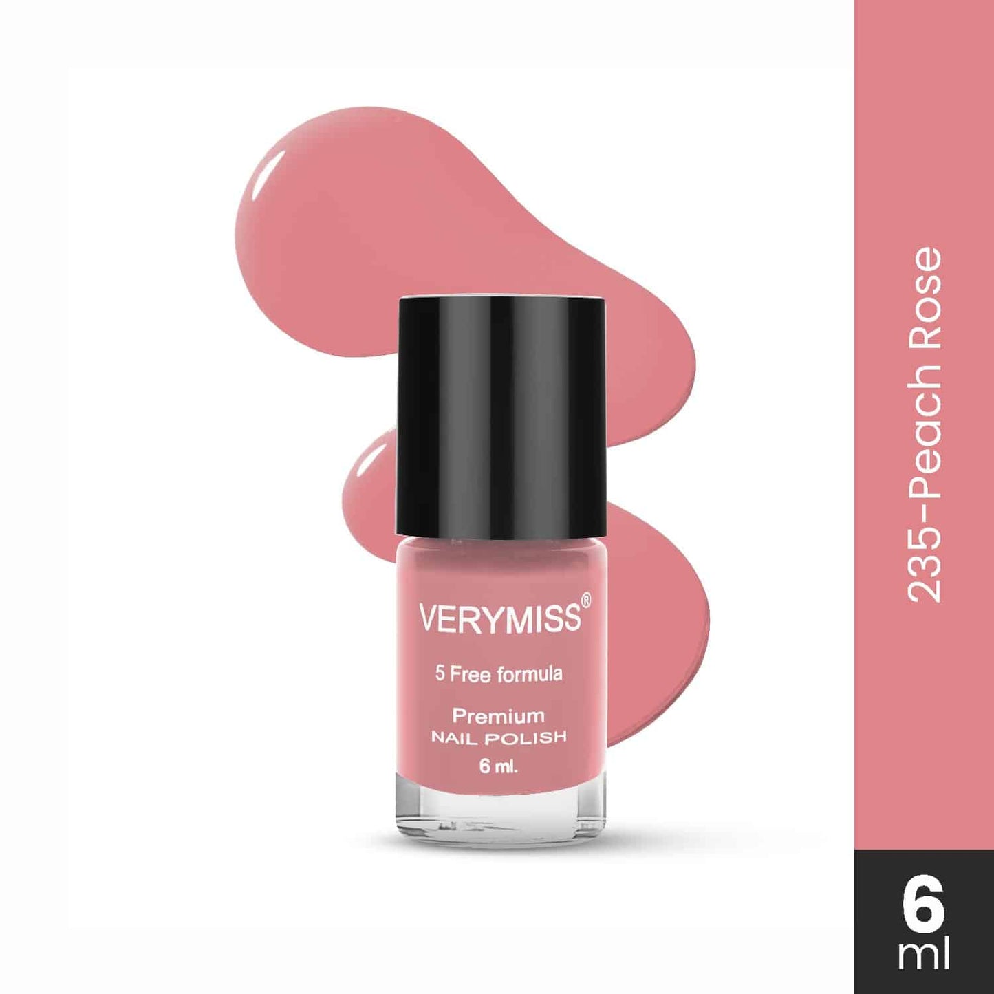 Premium Non UV Gel Nail Polish - 235 Peach Rose