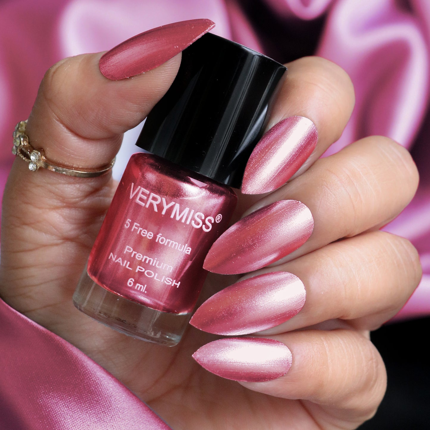 Premium Pearl Nail Polish - 242 Pink Shower