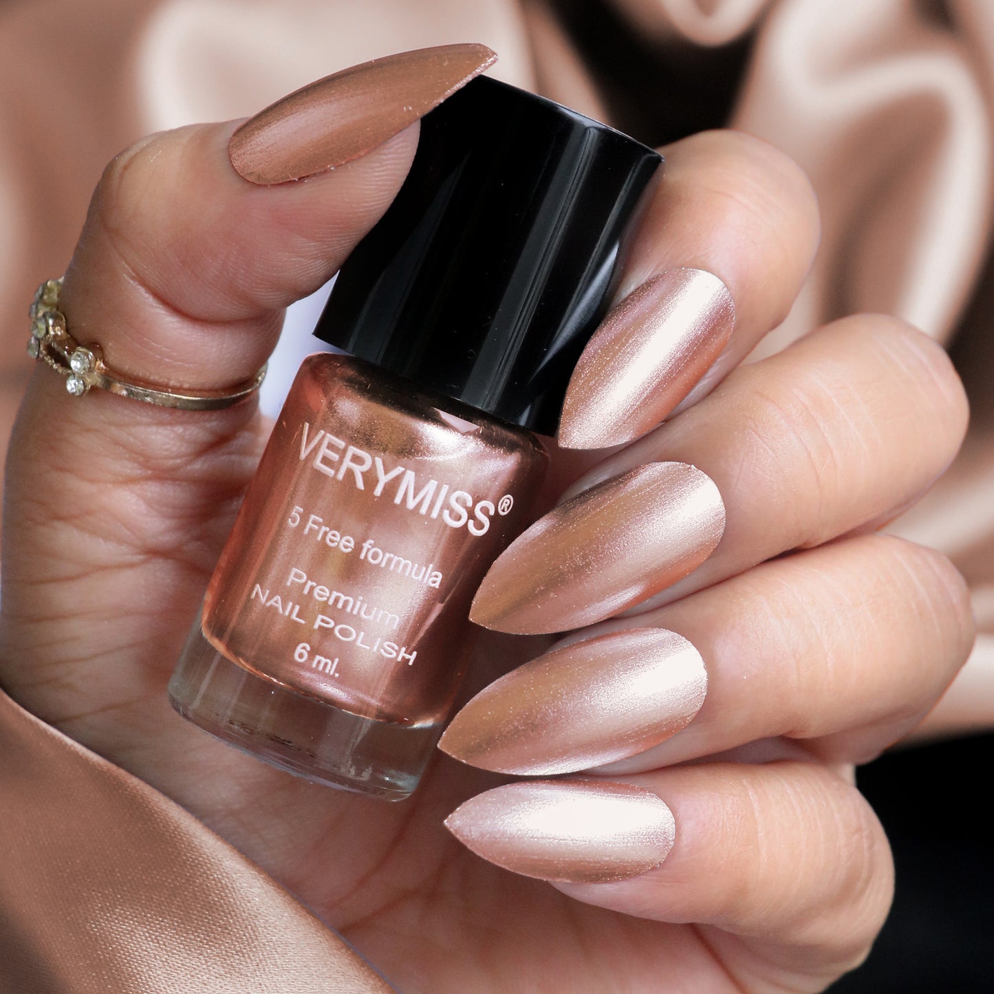 Premium Pearl Nail Polish - 243 Neutral Pink