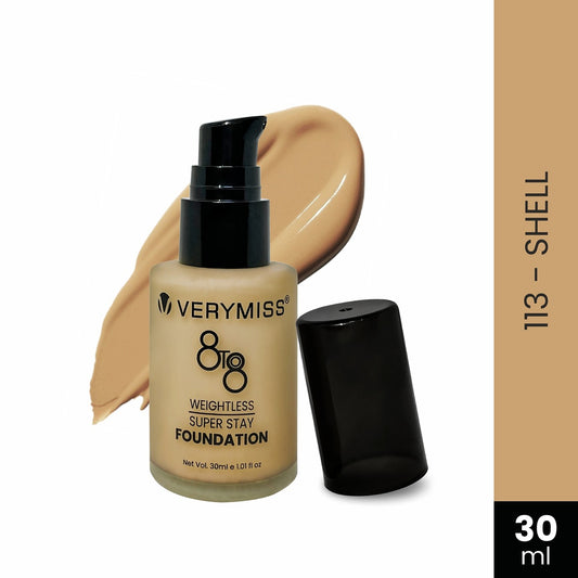 8 to 8 Weightless Super Stay Foundation - 113 SHELL