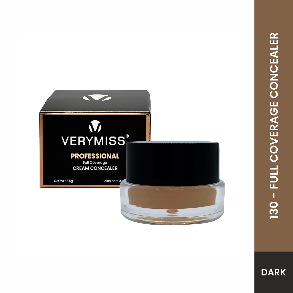 Professional Full Coverage Cream Concealer - 130 DARK