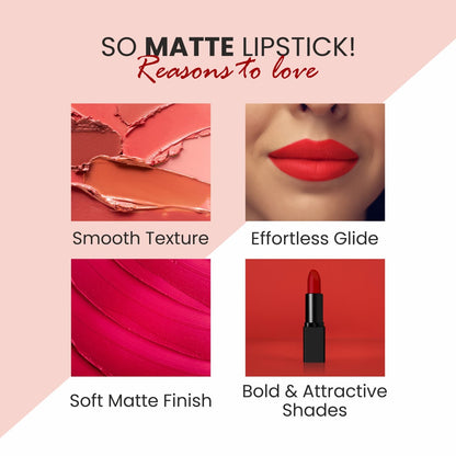 Wow Matte Lipstick - 01 Perfect Cold