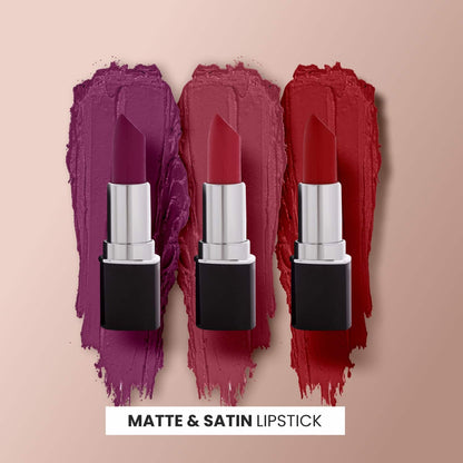 Matte & Satin Lipstick - M04 Rose Rose