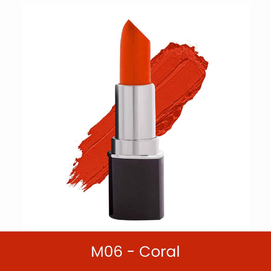 Matte & Satin Lipstick - M06 Coral