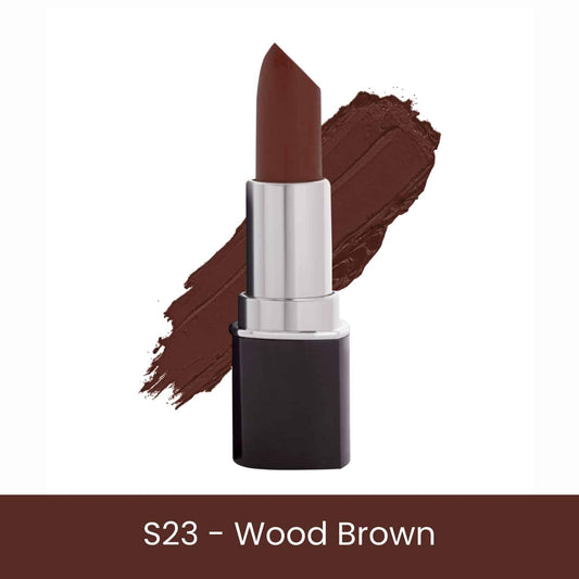 Matte & Satin Lipstick - S23 Wood Brown