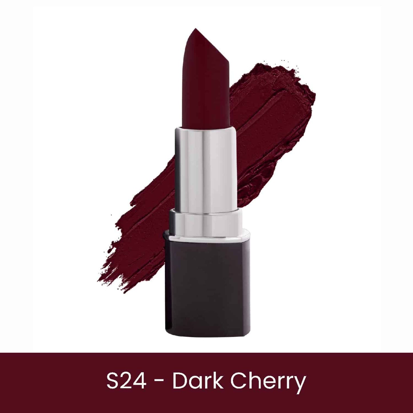 Matte & Satin Lipstick - S24 Dark Cherry