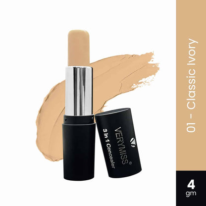 3 in 1 Concealer - 01 Classic Ivory