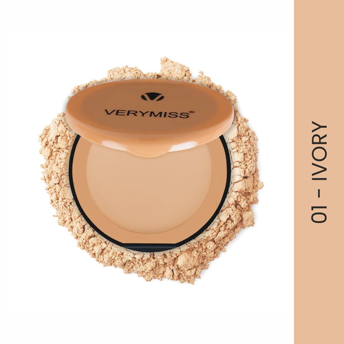Natural Glow Compact Powder - 01 Ivory