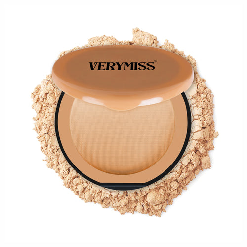Verymiss Natural Glow Compact Powder 9 g I Vitamin E I SPF-Enriched I lightweight I 01 Ivory