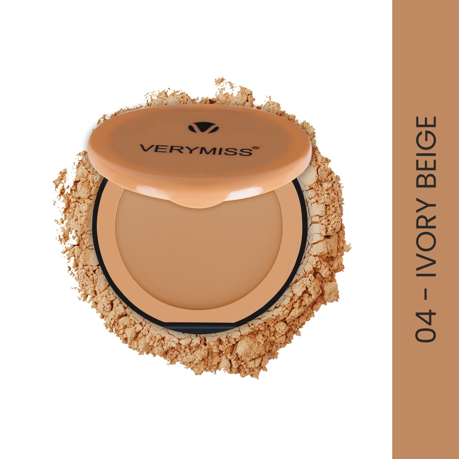 Natural Glow Compact Powder - 04 Ivory Beige – Verymiss