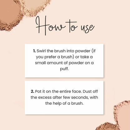 Verymiss Natural Glow Compact Powder 9 g I Vitamin E I SPF-Enriched I lightweight I 04 Ivory Beige