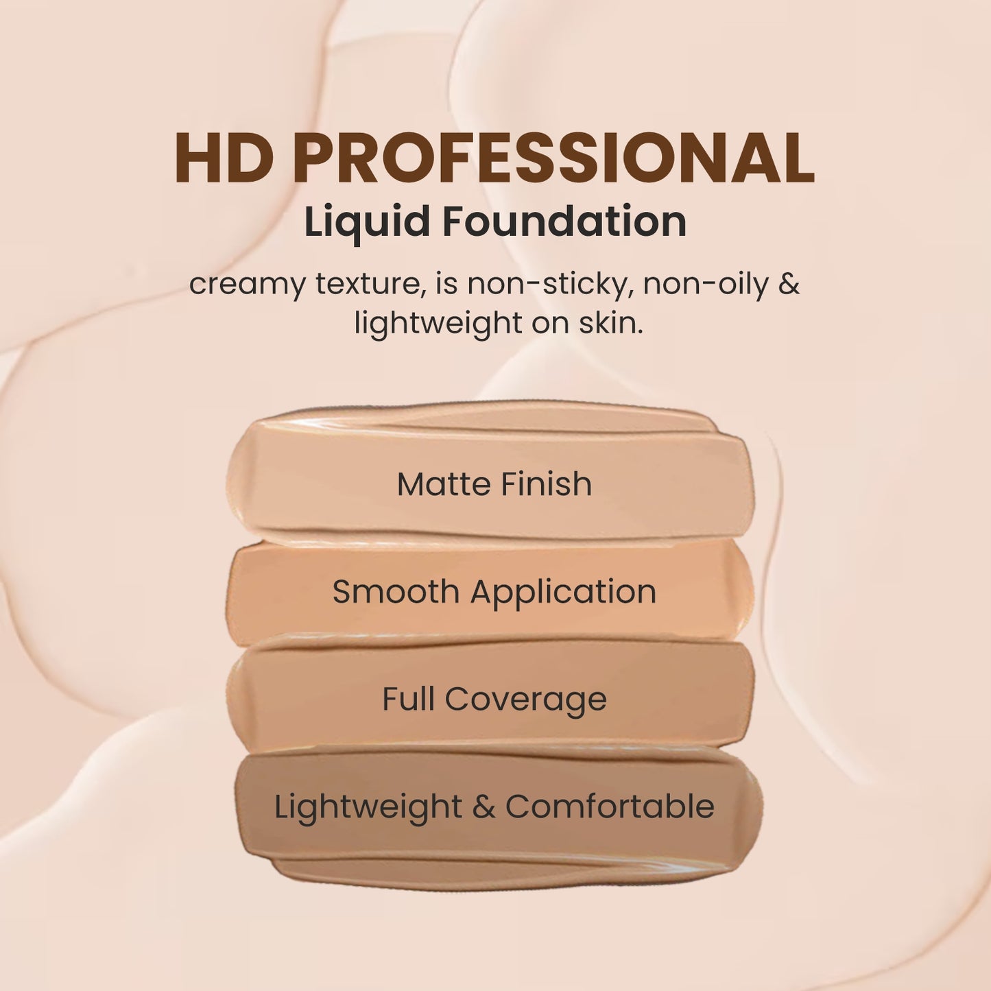 HD Professional Liquid Foundation - 130 Mellow Beige