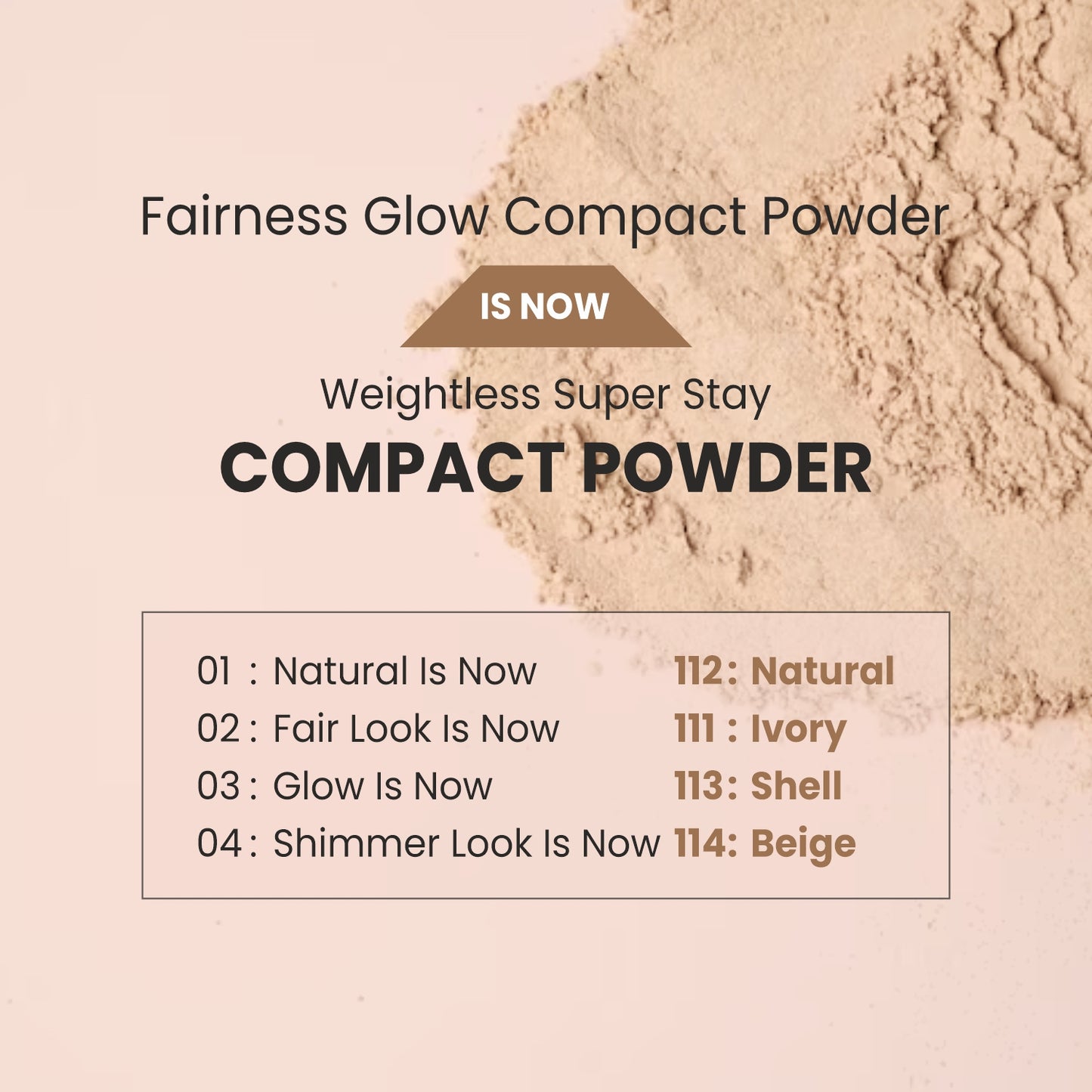8 to 8 Weightless Super Stay Compact Powder - 112 Natural