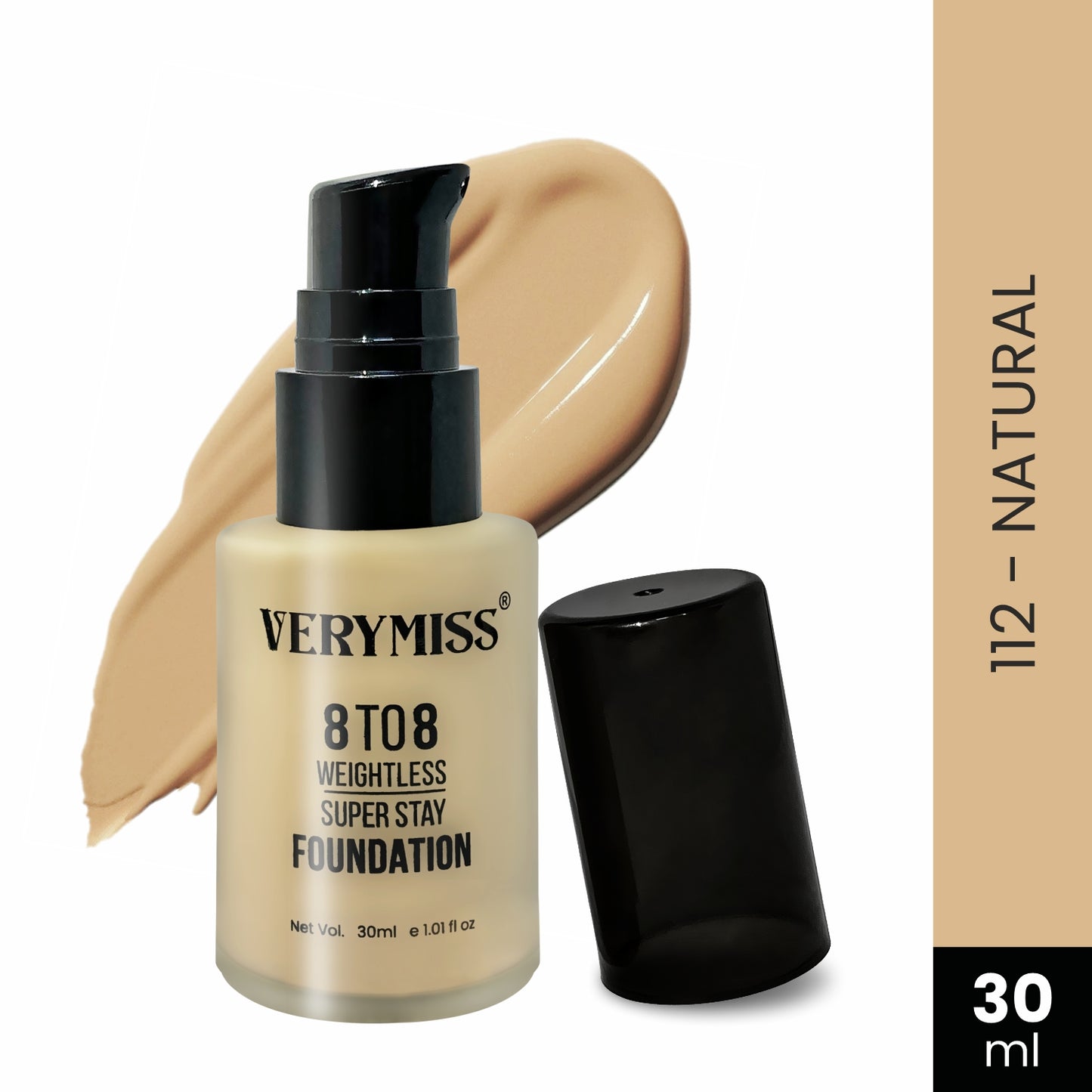 8 to 8 Weightless Super Stay Foundation - 112 NATURAL