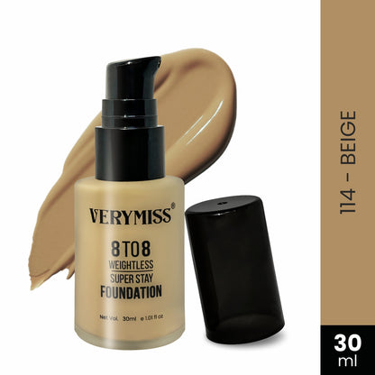 8 to 8 Weightless Super Stay Foundation - 114 BEIGE