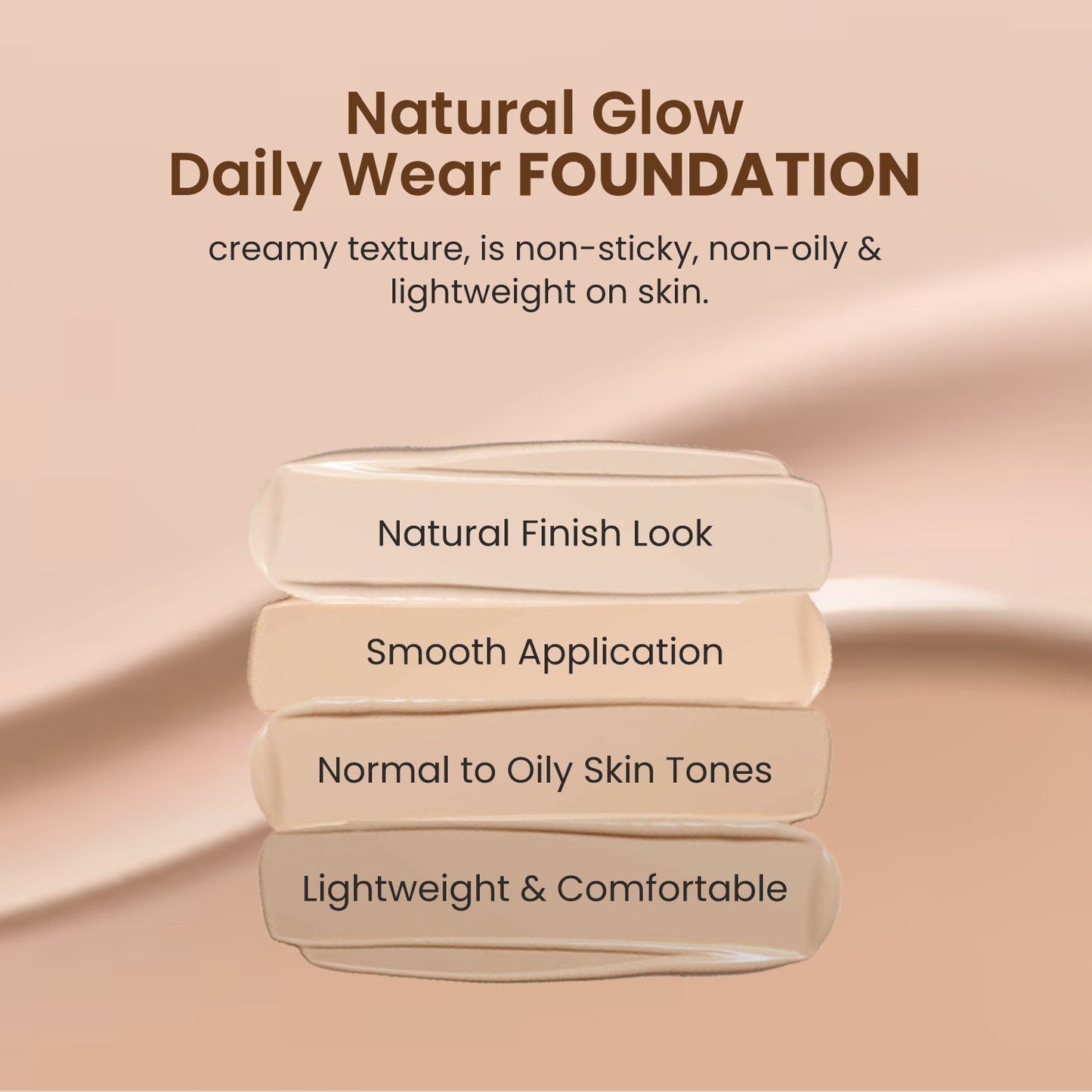Natural Glow Daily Wear Foundation - 01 Ivory