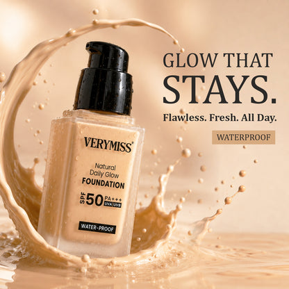Natural Glow Daily Wear Foundation - 03 Beige - Medium Skin