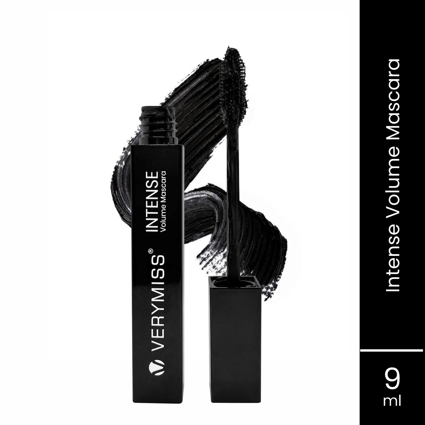 Verymiss Intense Volume Mascara 9 ml I lightweight I Long-lasting I Quick Drying I Black I Qty 1