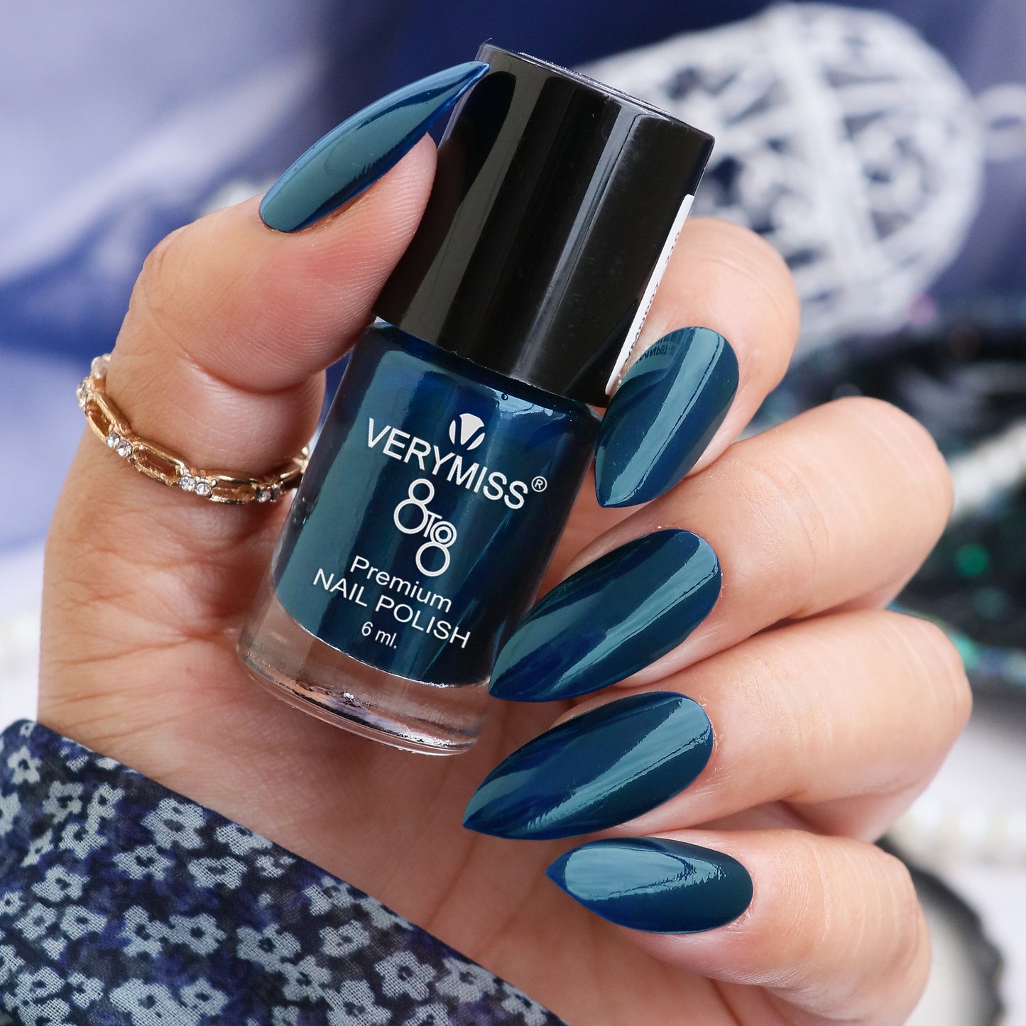 Premium Non UV Gel Nail Polish - 287 Prussion Blue