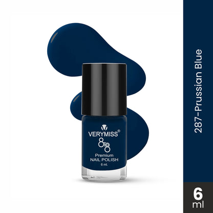 Premium Non UV Gel Nail Polish - 287 Prussion Blue